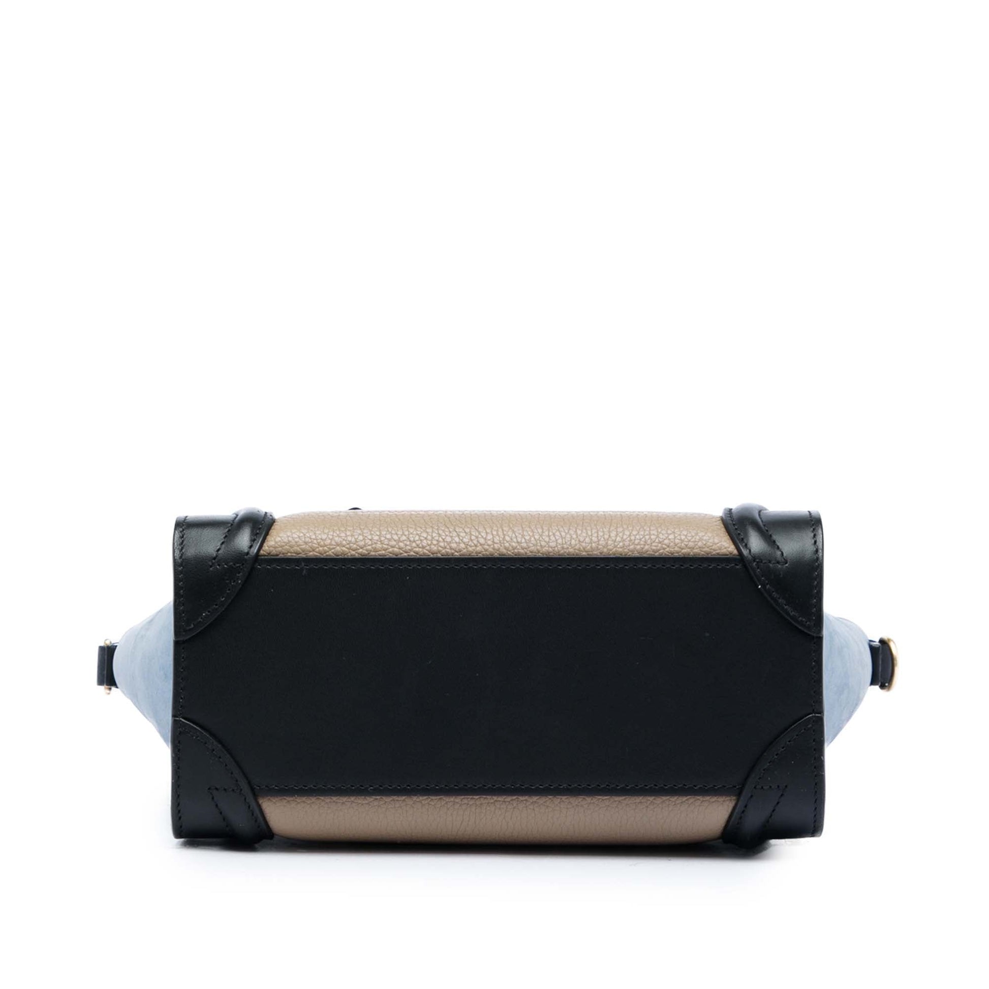 Celine Nano Tricolor Leather Luggage Tote