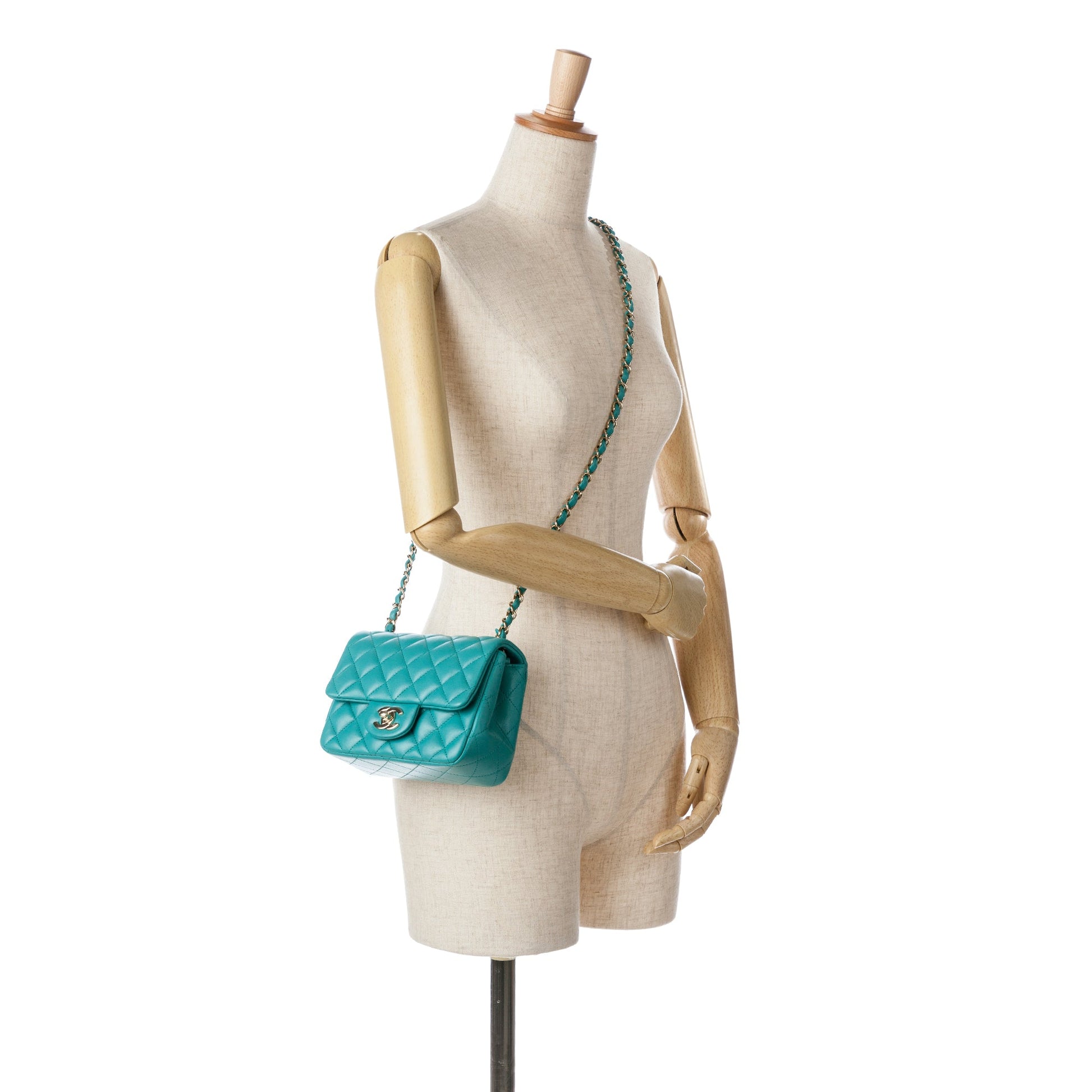 Chanel Mini Square Classic Lambskin Single Flap