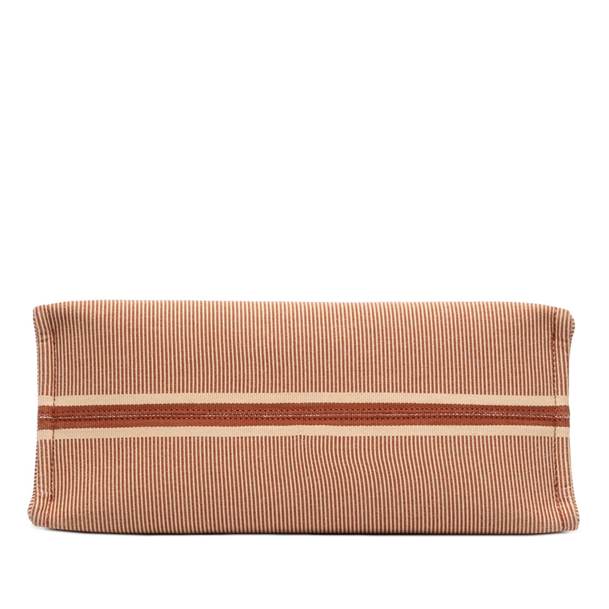 Celine Large Striped Canvas Cabas Thais Tote