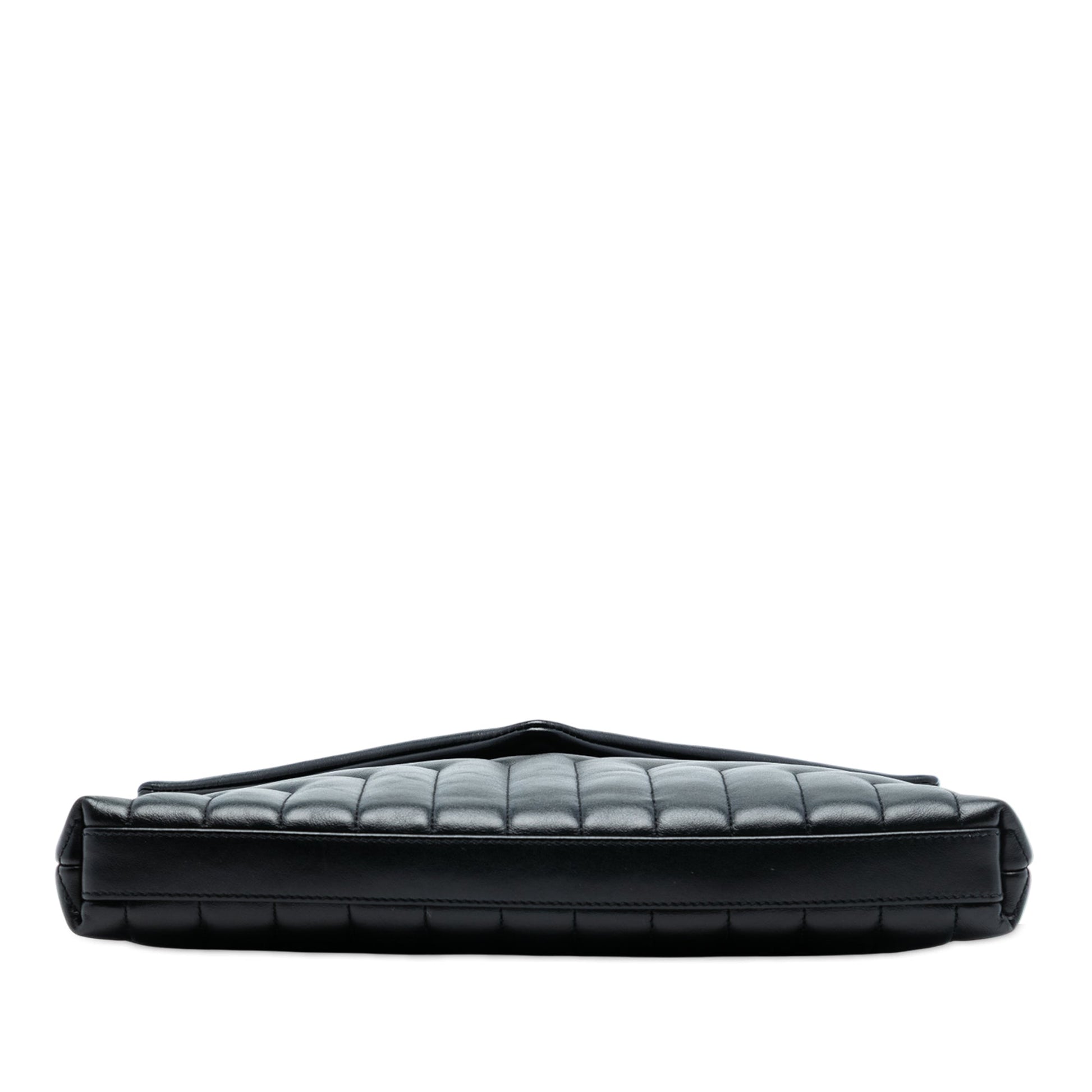 Saint Laurent Matelasse Calfskin Monogram LouLou Document Clutch