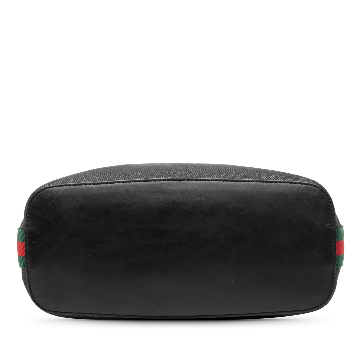 Gucci Denim Web Shoulder Bag