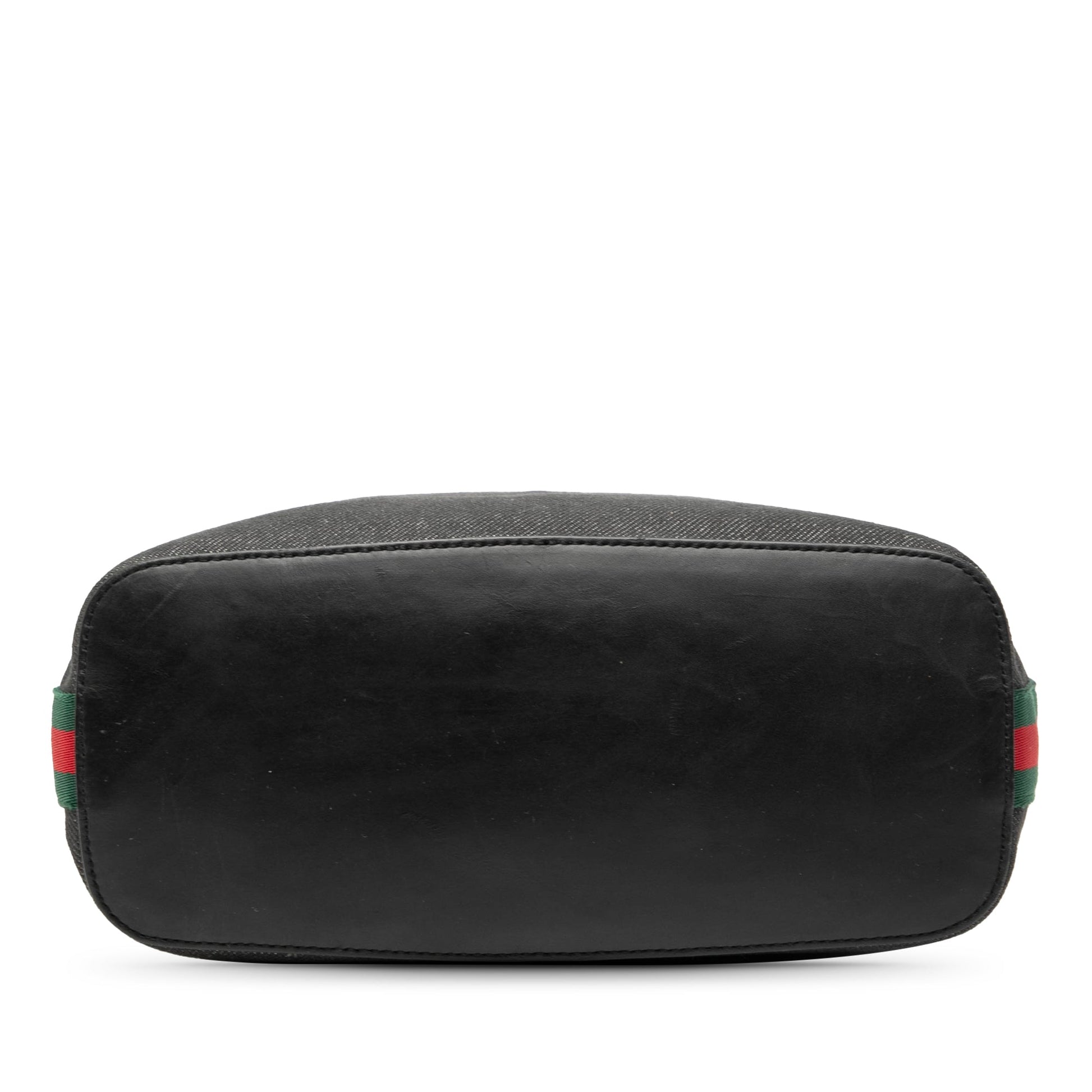 Gucci Denim Web Shoulder Bag