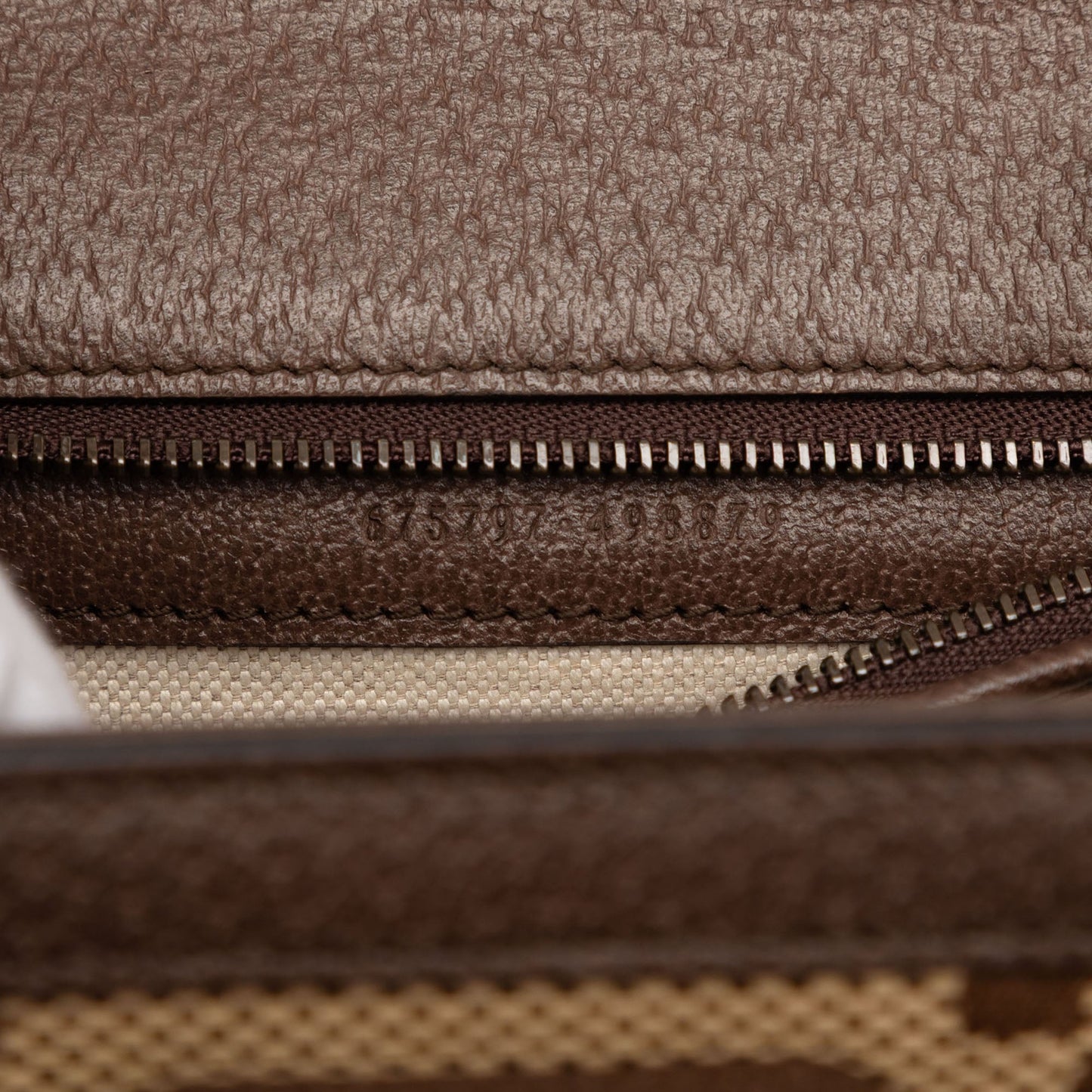 Gucci Small Jumbo GG Canvas Web Bamboo 1947 Top Handle Bag