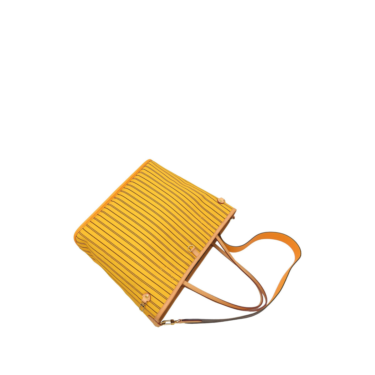 Louis Vuitton Monogram Neverfull Bandouliere Inside Out MM — Brown