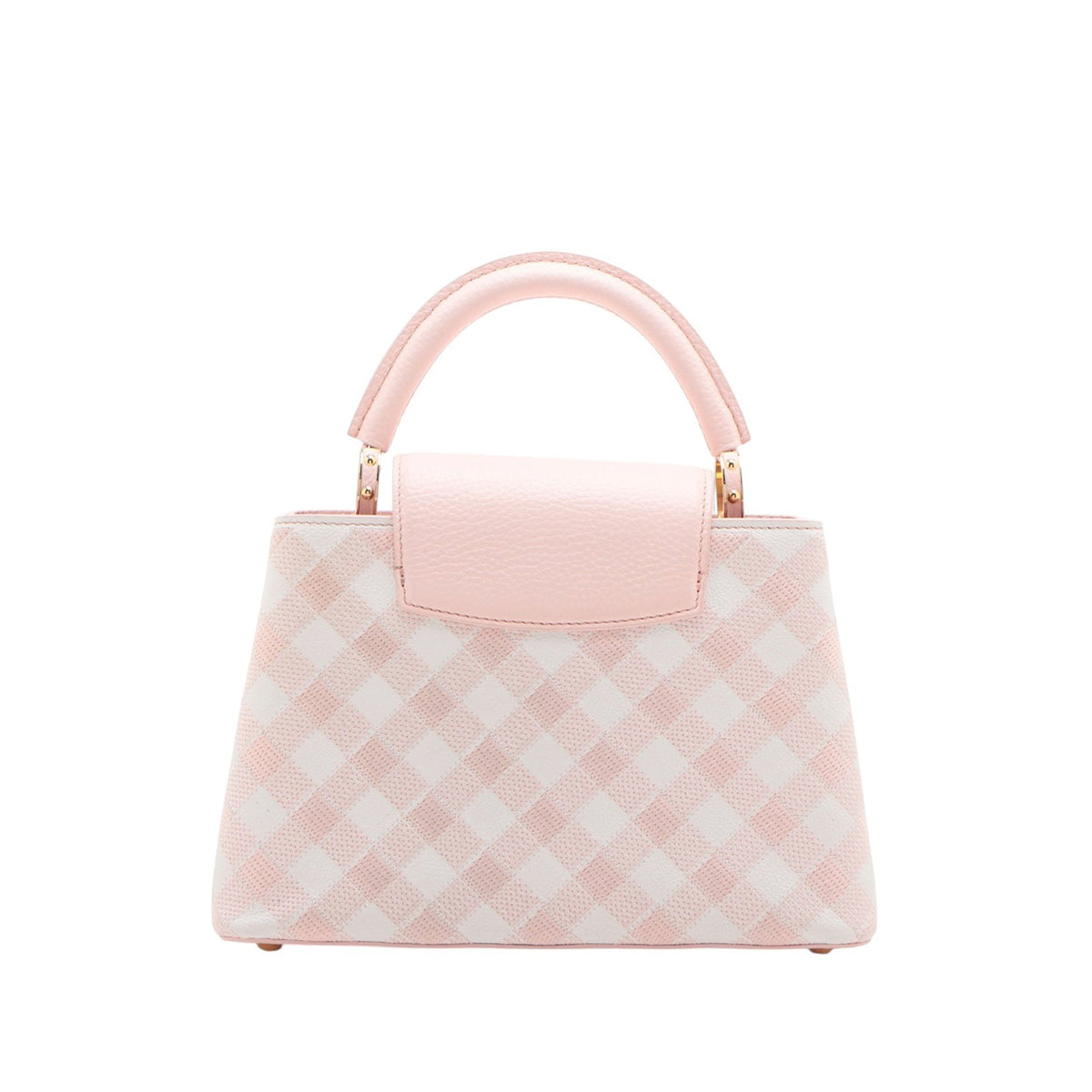Louis Vuitton Taurillon Embroidered Vichy Capucines BB