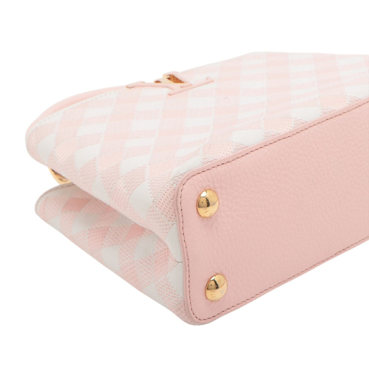 Louis Vuitton Taurillon Embroidered Vichy Capucines BB
