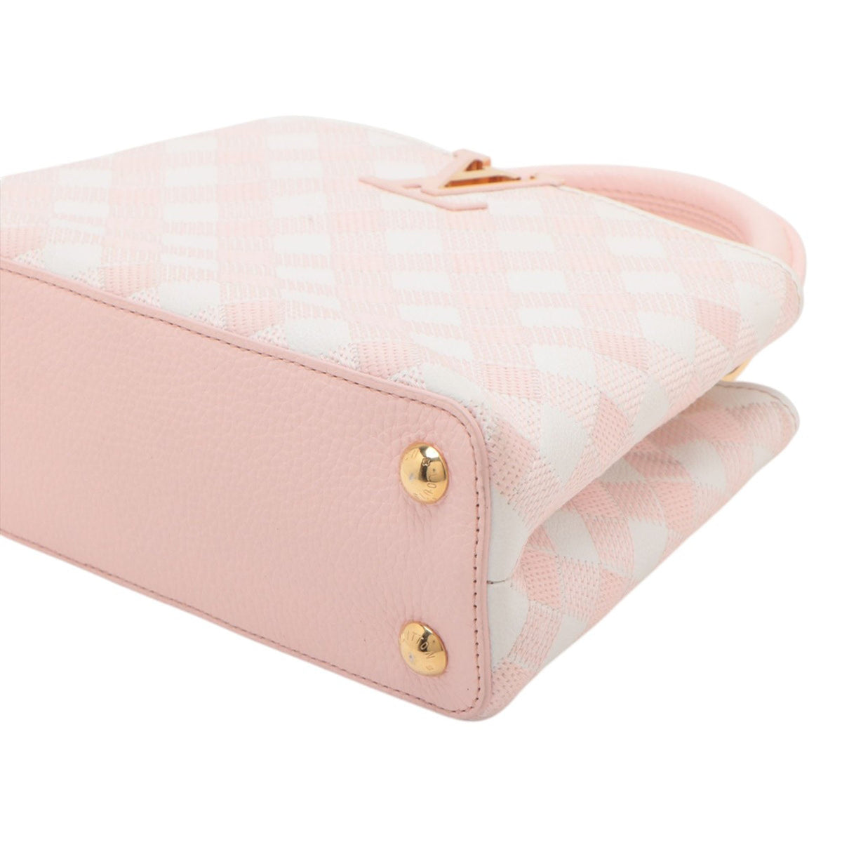 Louis Vuitton Taurillon Embroidered Vichy Capucines BB