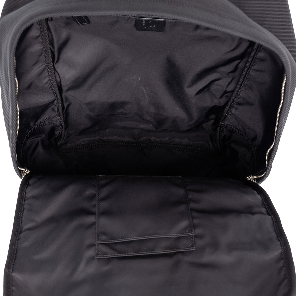 Gucci Techno Canvas Web Backpack — Black