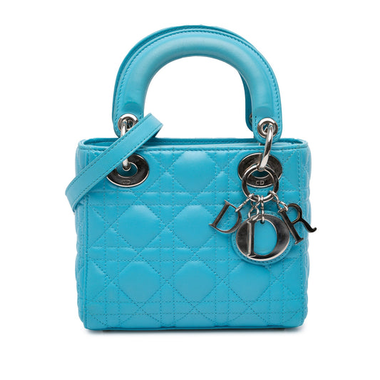Dior Mini Lambskin Cannage Lady Dior
