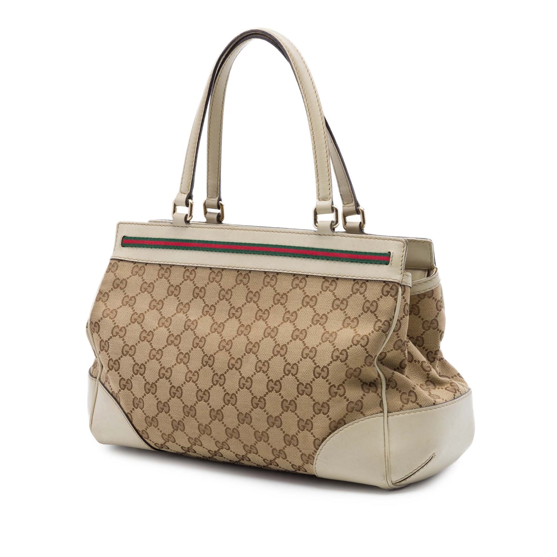 Gucci GG Canvas Web Mayfair Tote