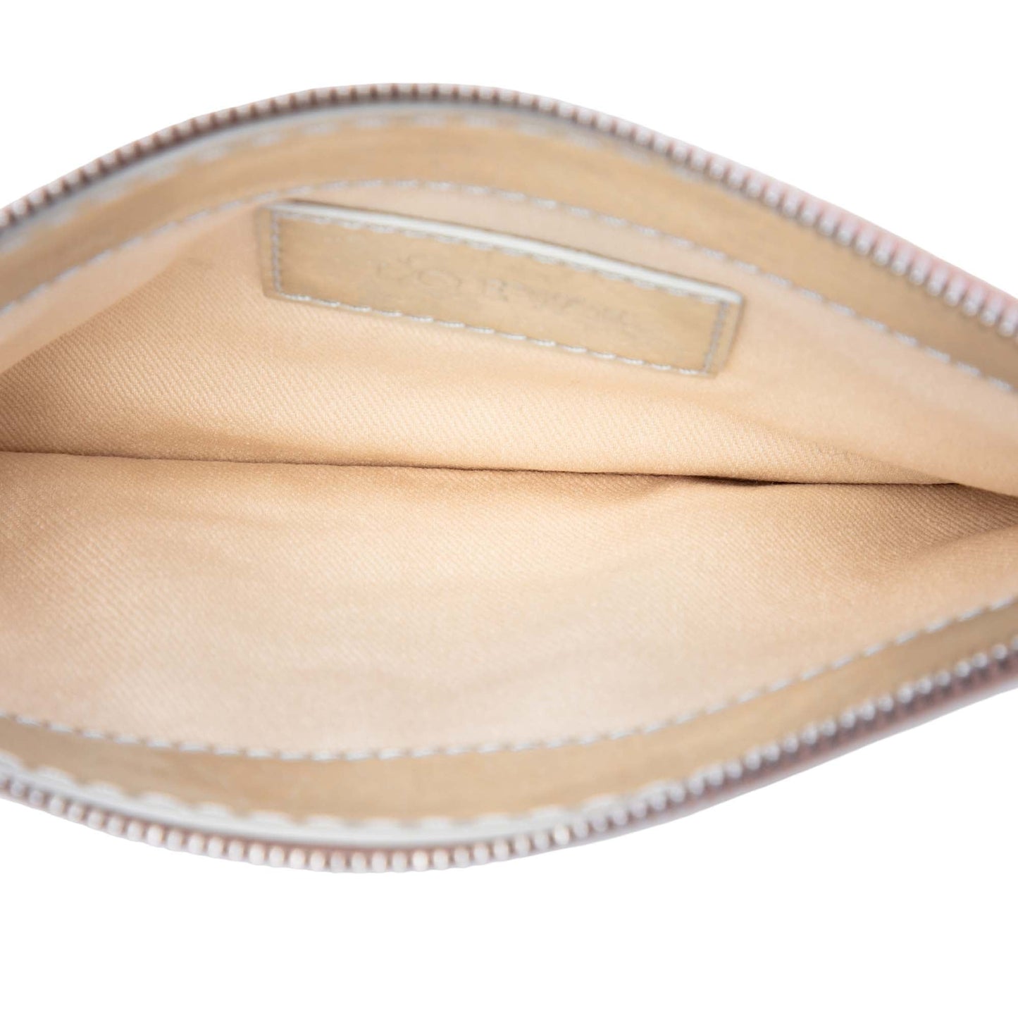 LOEWE Suede Anagram Clutch