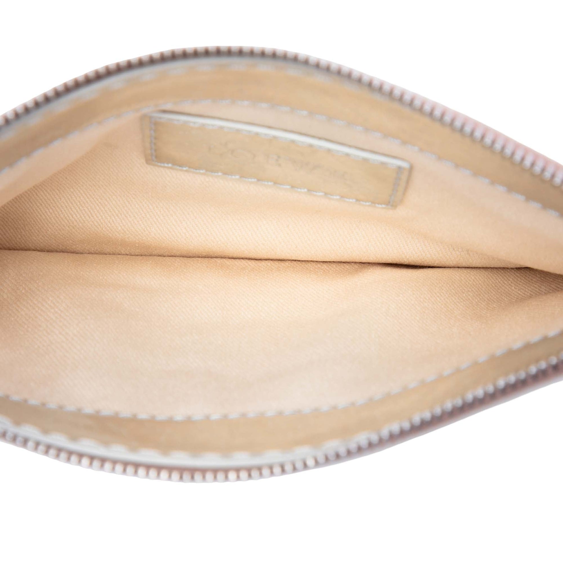 LOEWE Suede Anagram Clutch