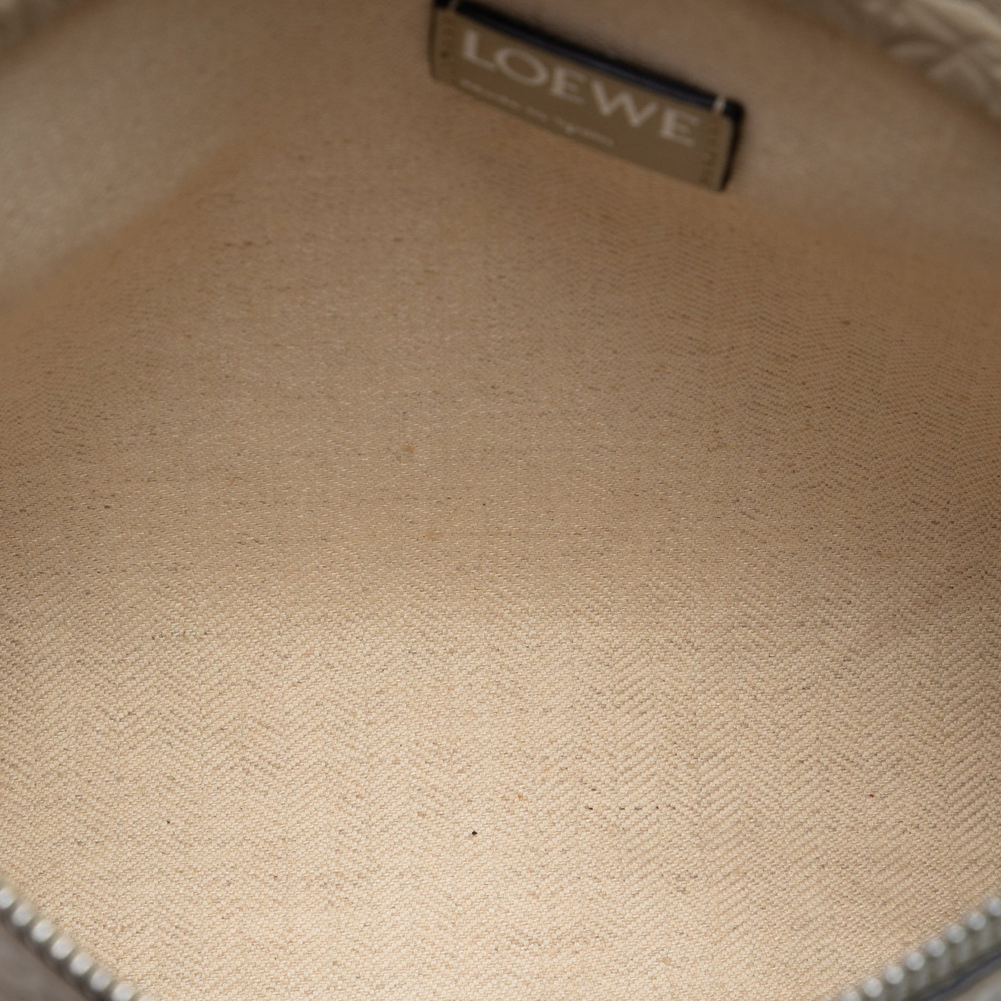 LOEWE Embossed Anagram Leather Repeat T Clutch