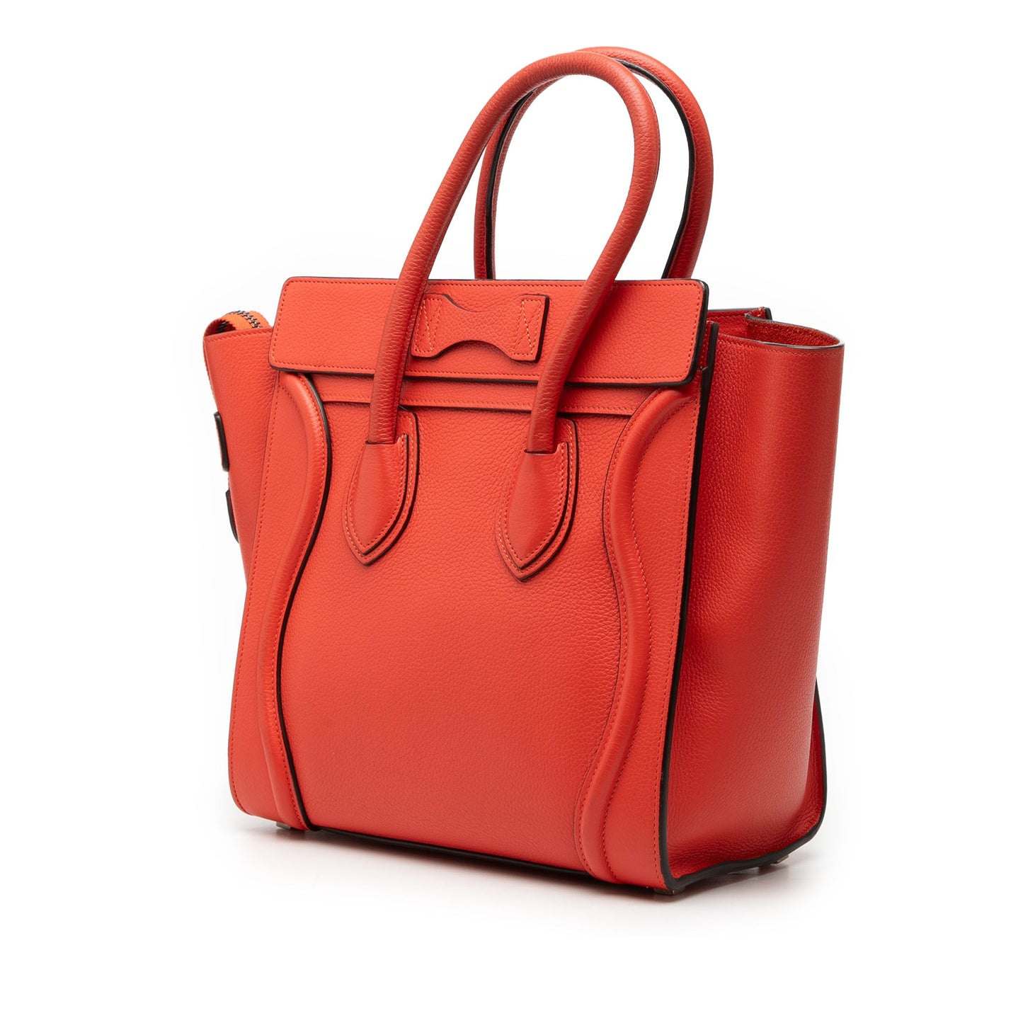 Celine Micro Leather Luggage Tote