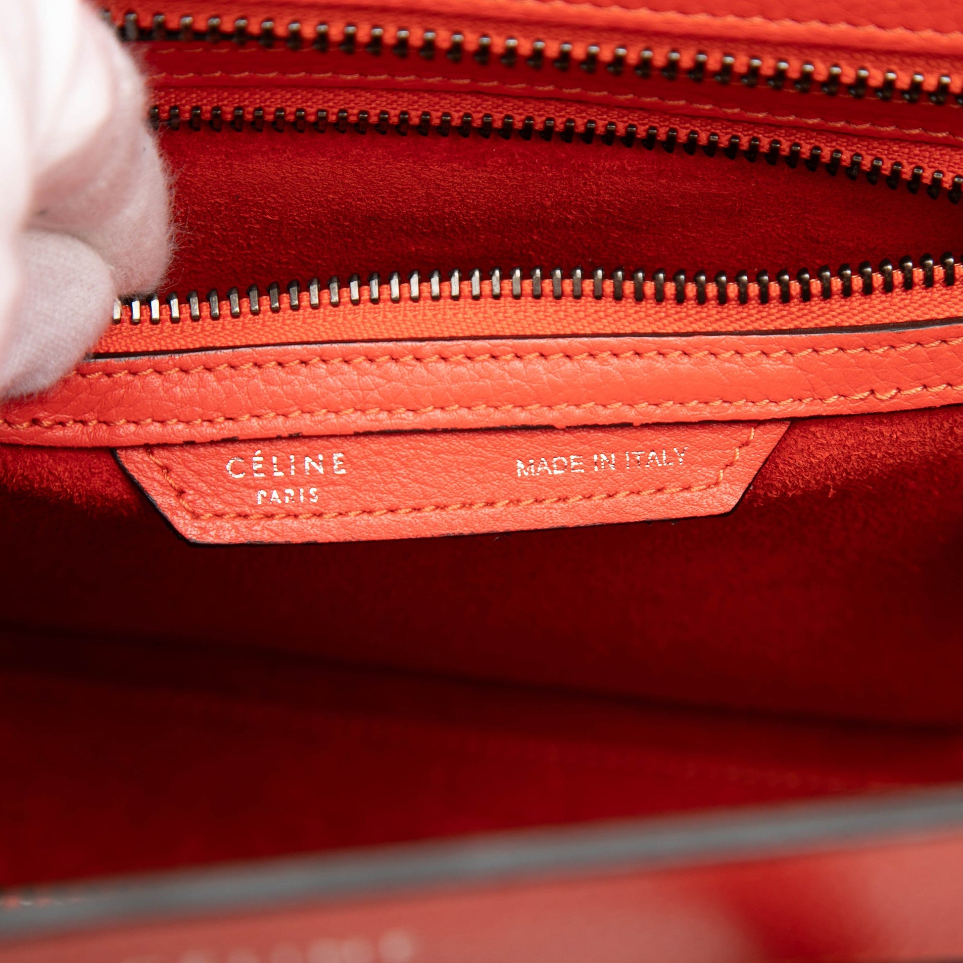 Celine Micro Leather Luggage Tote