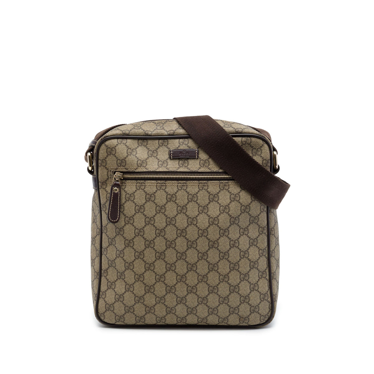 Gucci GG Supreme Crossbody — Beige