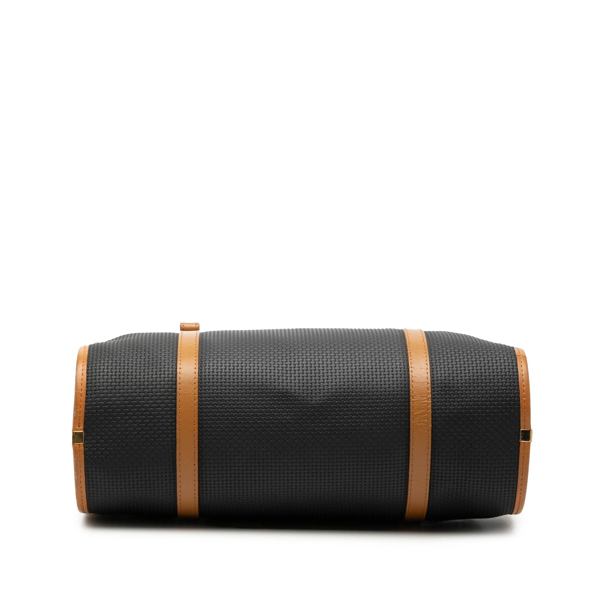 Saint Laurent Weave Canvas Boston Bag