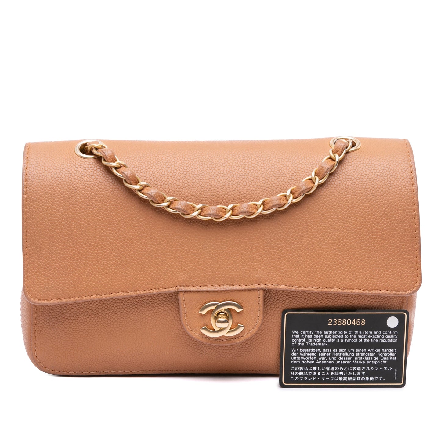 Chanel Medium Classic Caviar Pure Double Flap