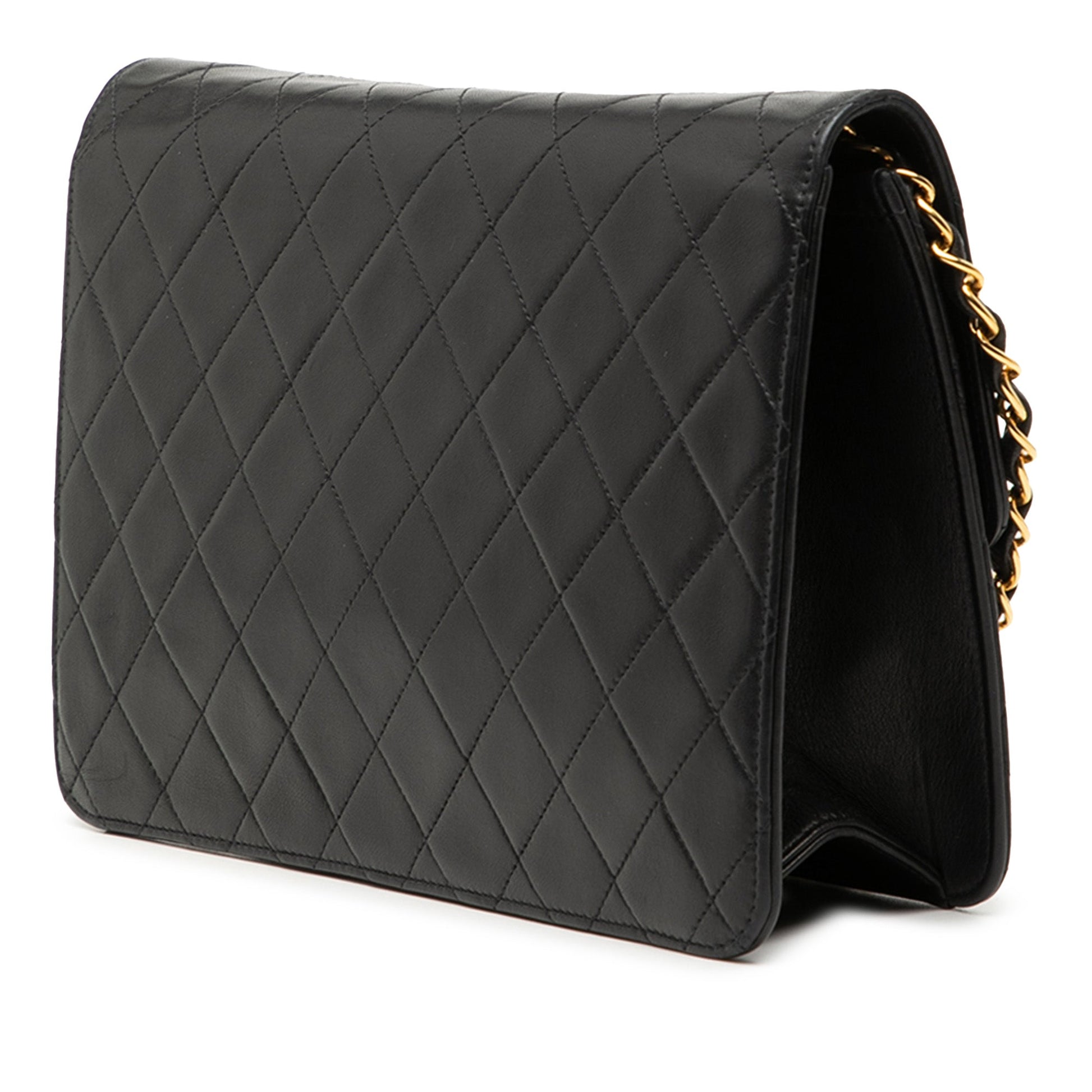 Medium CC Quilted Lambskin Single Flap