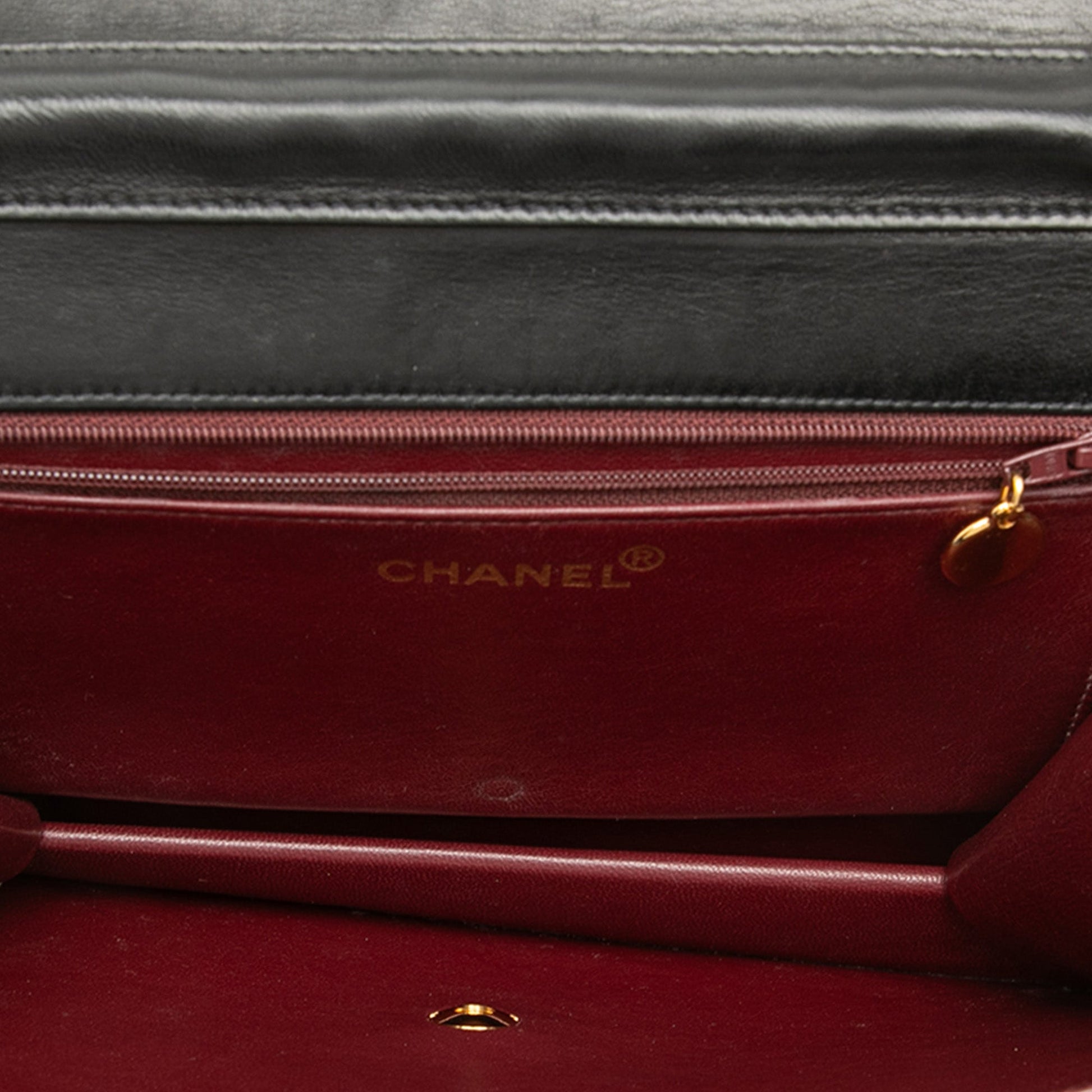 Medium CC Quilted Lambskin Single Flap