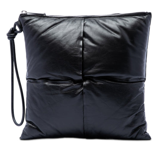 Bottega Veneta Nappa Intrecciato Padded Square Wristlet Pouch