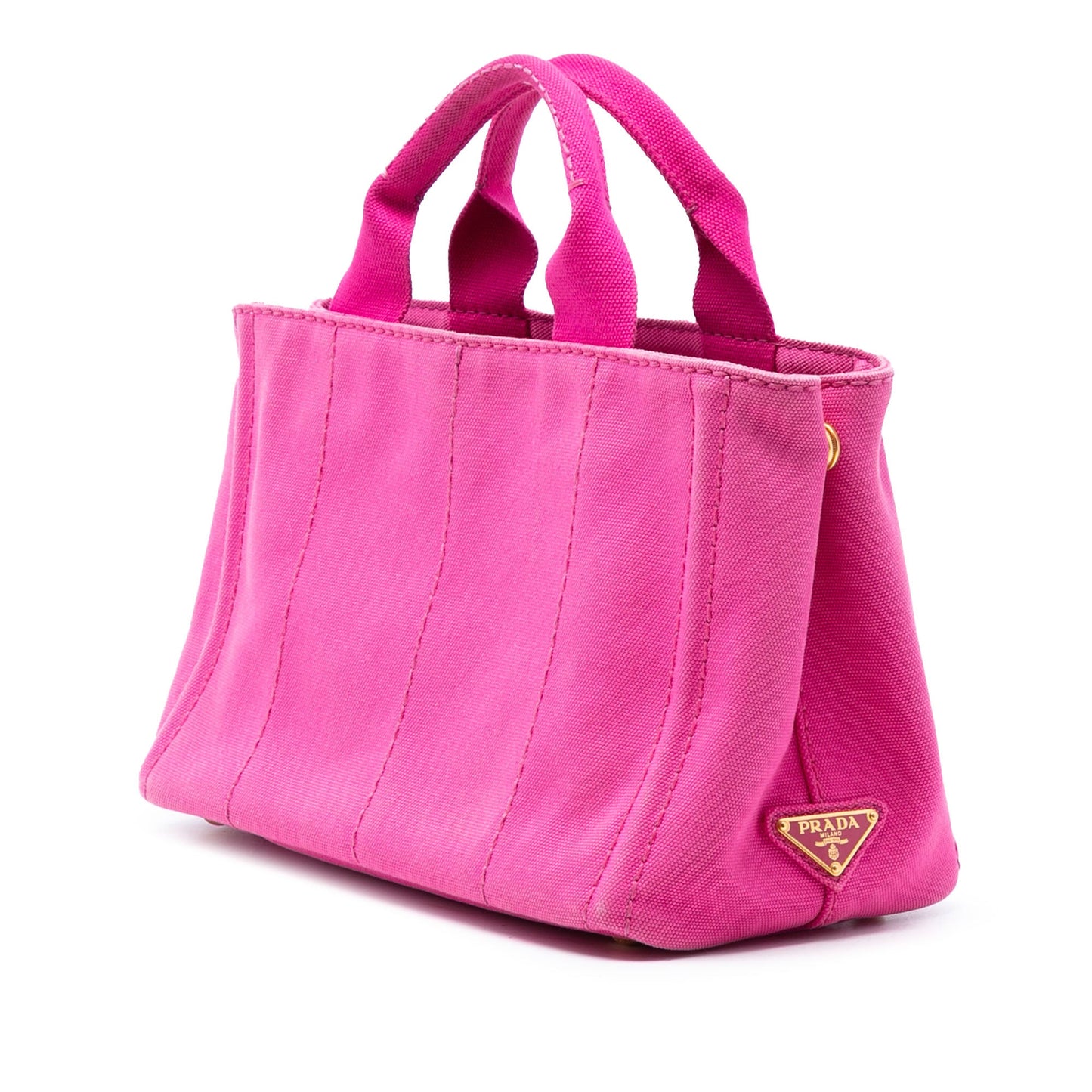 Prada Small Canvas Canapa Logo Tote