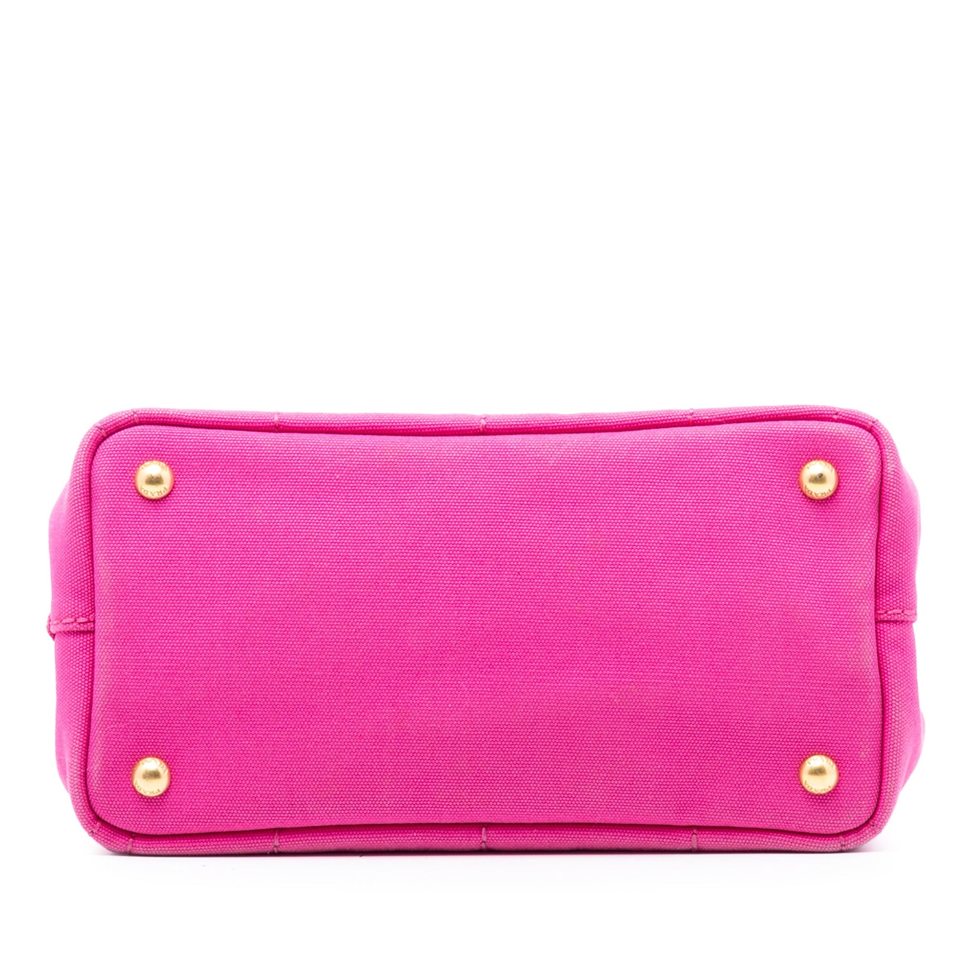 Prada Small Canvas Canapa Logo Satchel