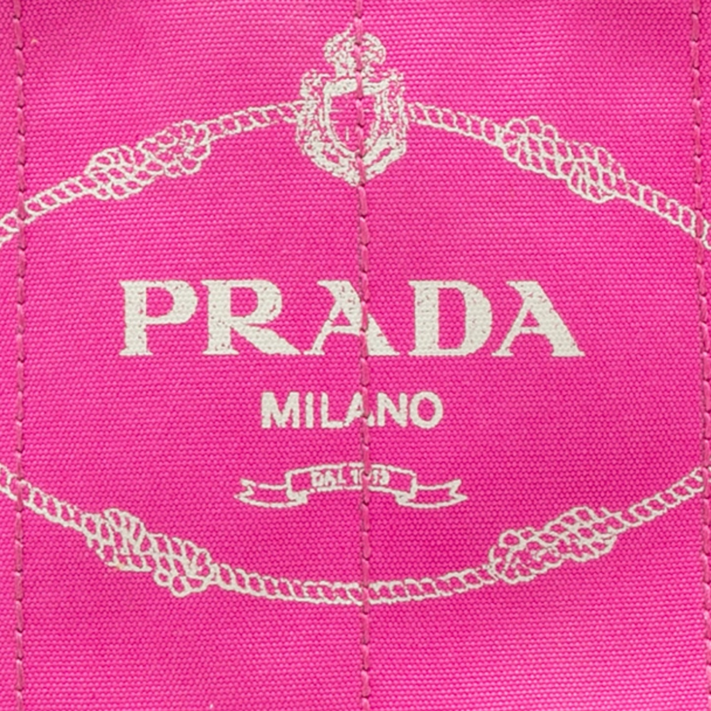 Prada Small Canvas Canapa Logo Satchel