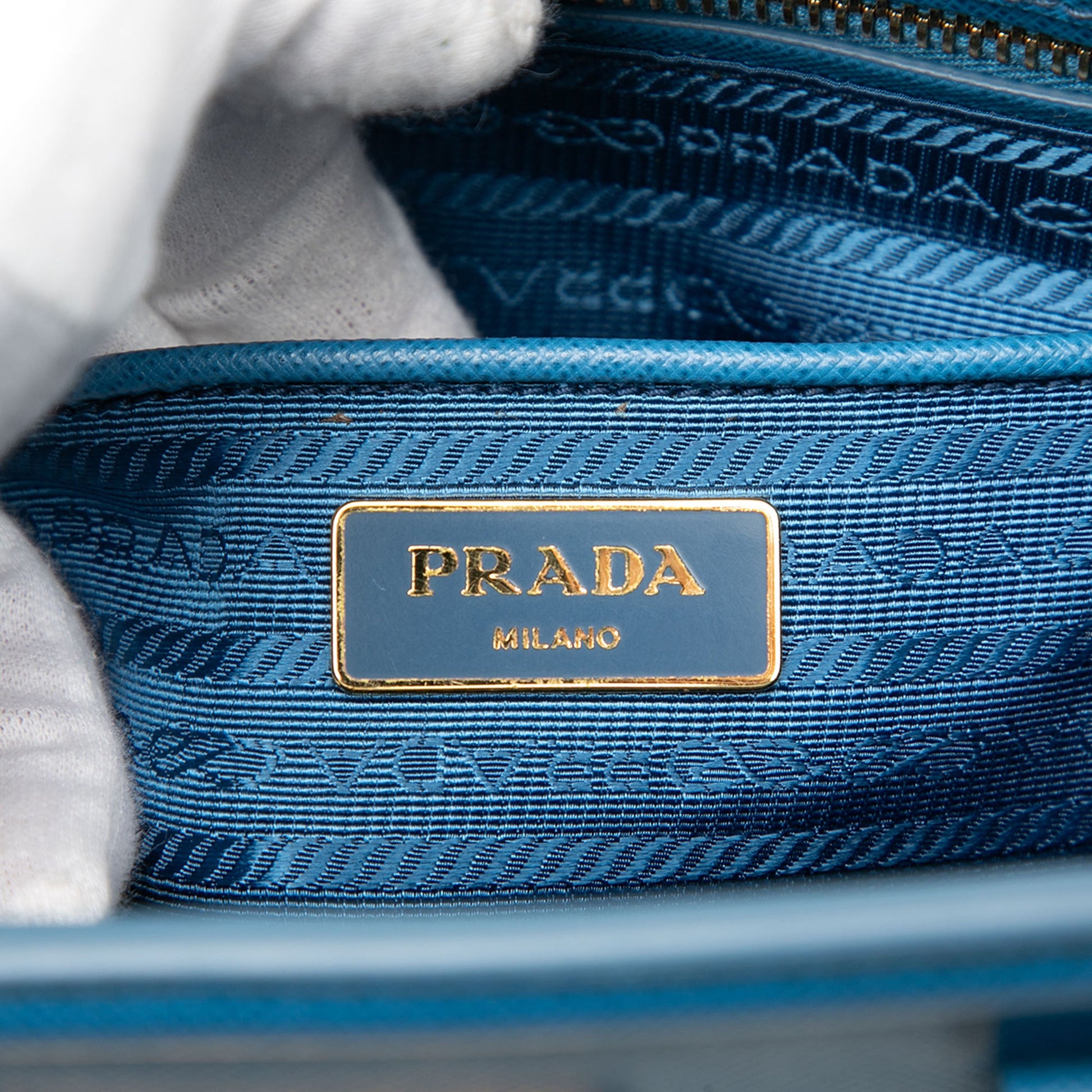 Prada Saffiano Lux Parabole Satchel