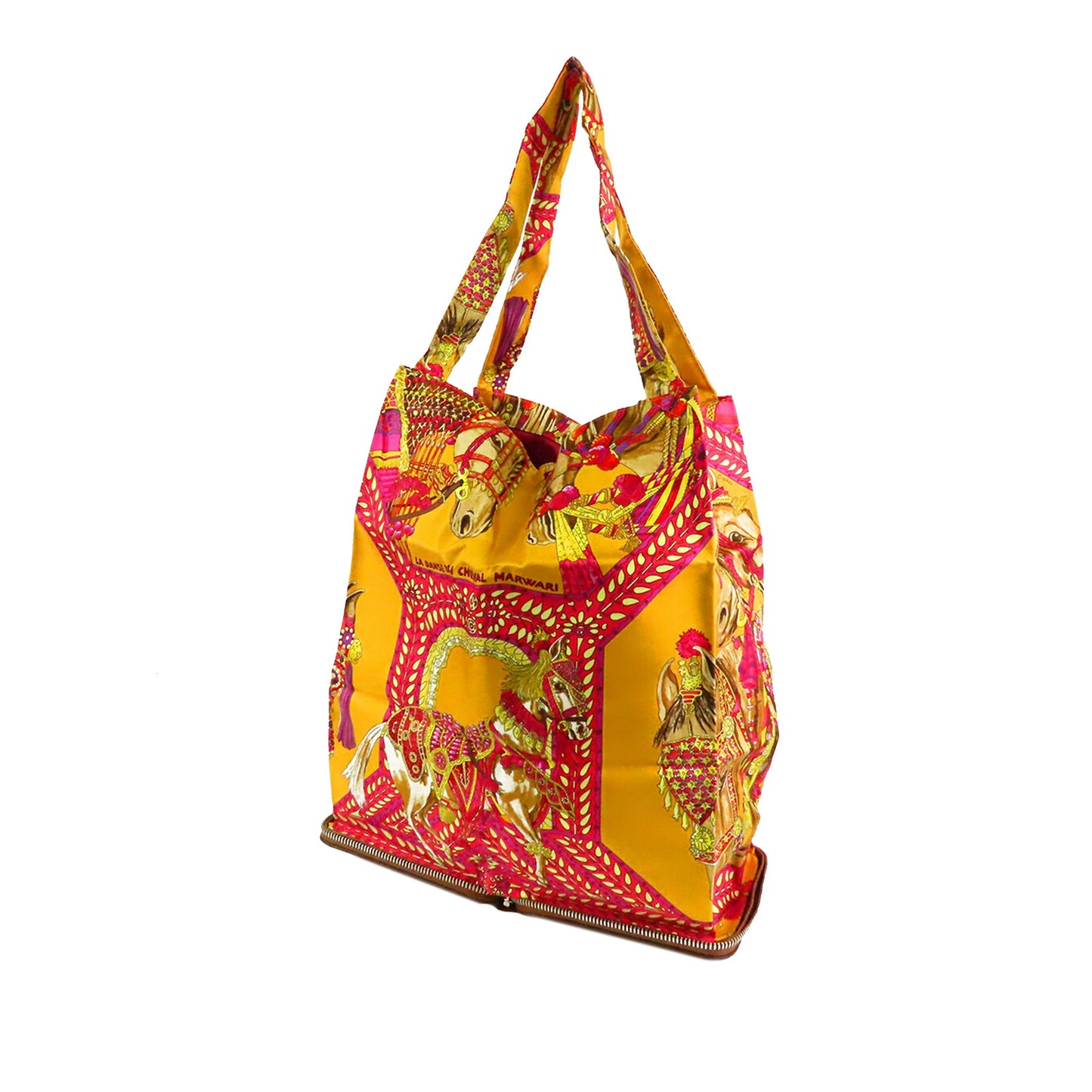 Hermès La Danse Du Cheval Marwari Silky Pop Tote
