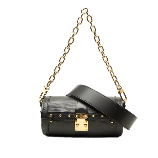 Louis Vuitton Epi Papillon Trunk — Black