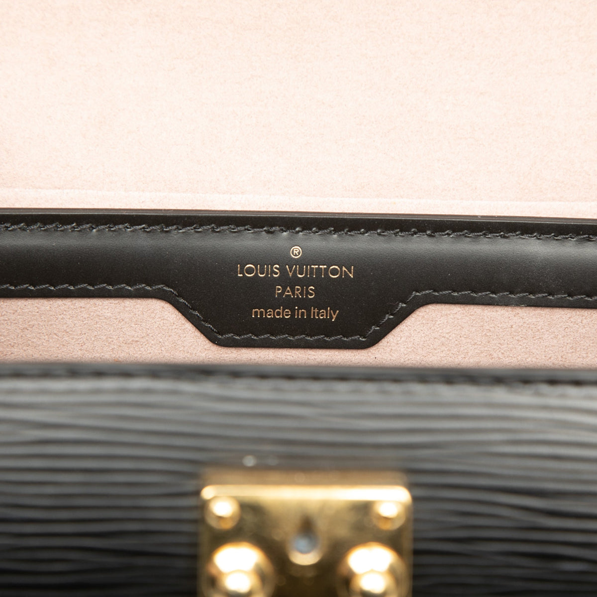 Louis Vuitton Epi Papillon Trunk — Black