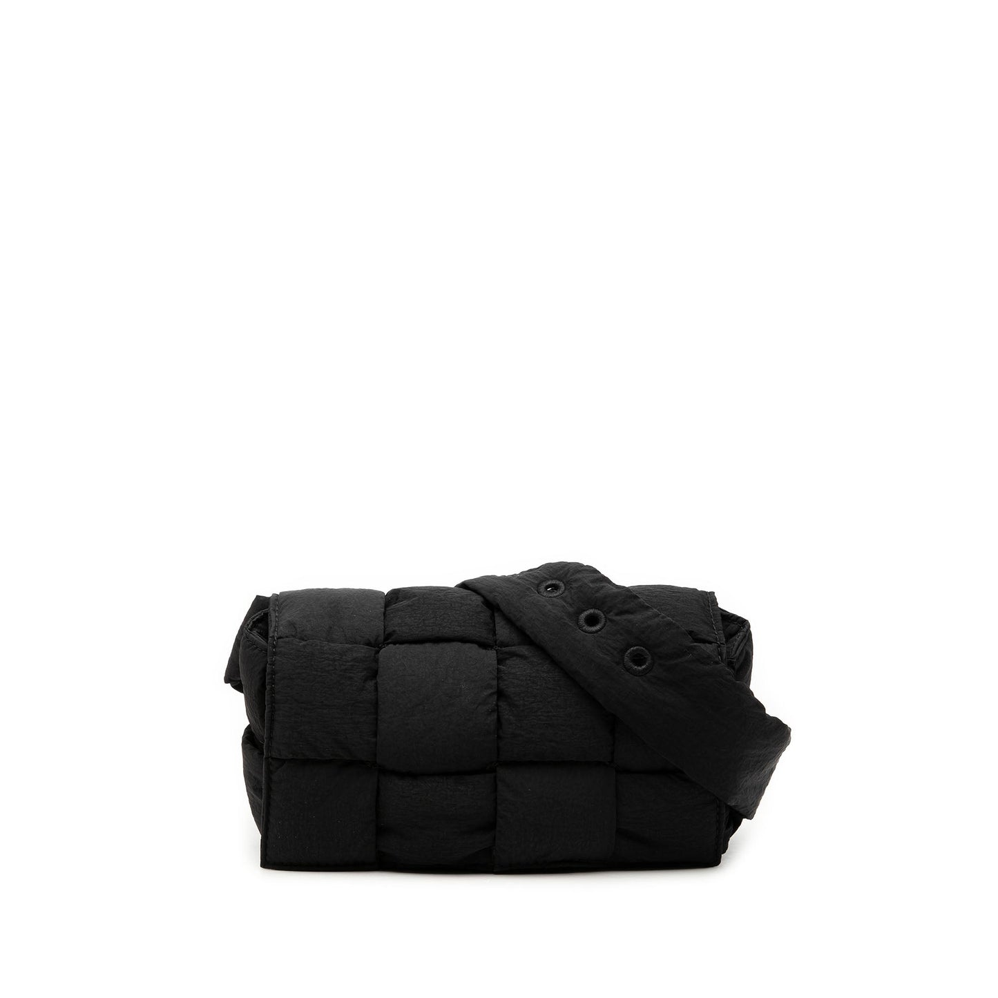 Bottega Veneta Mini Nylon Intrecciato Padded Tech Cassette Belt Bag