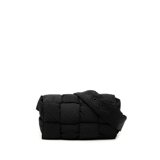 Bottega Veneta Mini Nylon Intrecciato Padded Tech Cassette Belt Bag