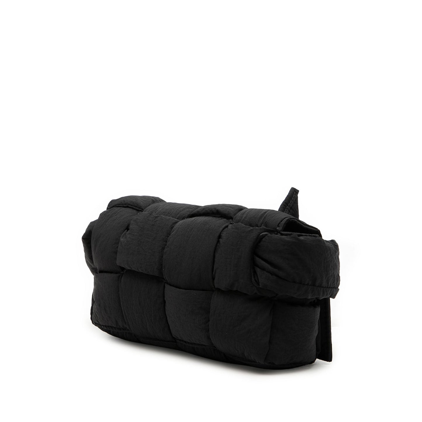 Bottega Veneta Mini Nylon Intrecciato Padded Tech Cassette Belt Bag