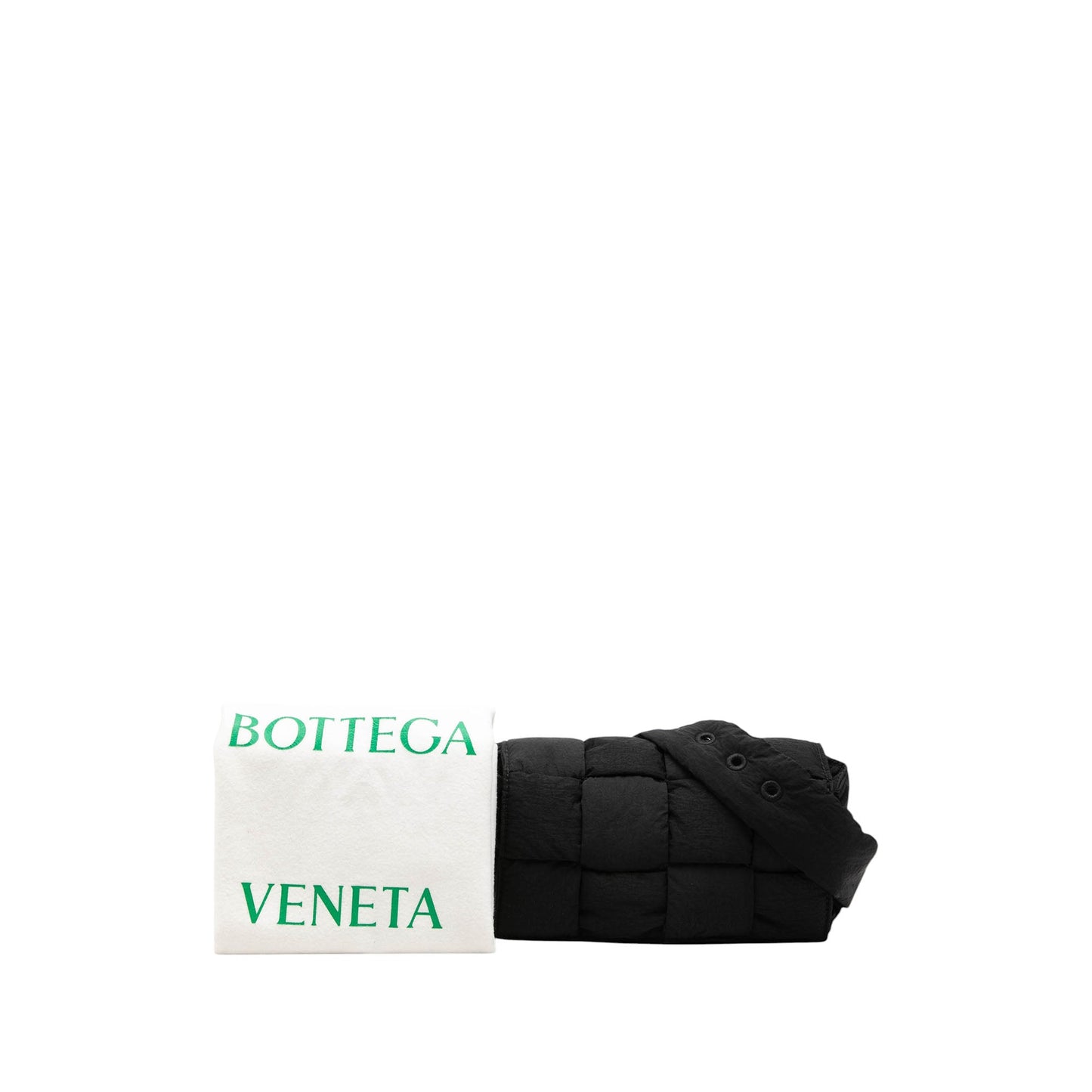 Bottega Veneta Mini Nylon Intrecciato Padded Tech Cassette Belt Bag