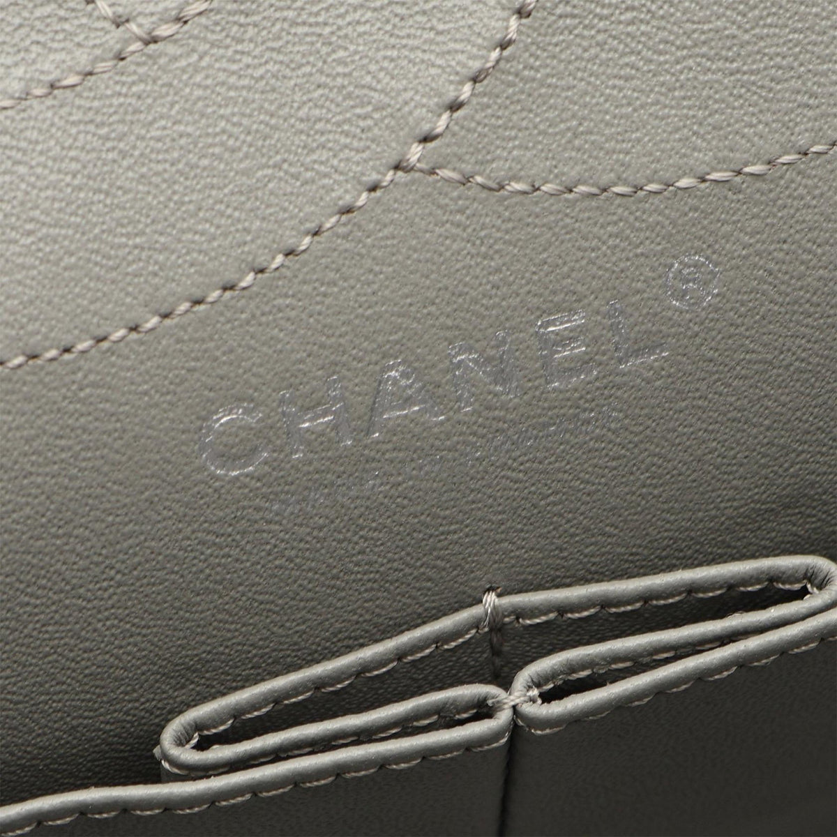 Chanel Bicolor Caviar and Iridescent Calfskin Reissue 2.55 Double Flap 226 — Brown