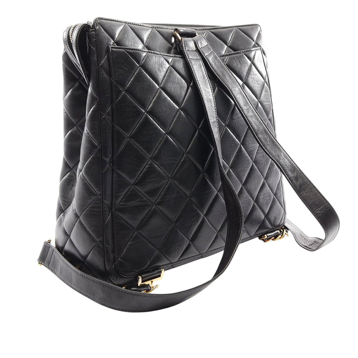 Chanel CC Quilted Lambskin Backpack