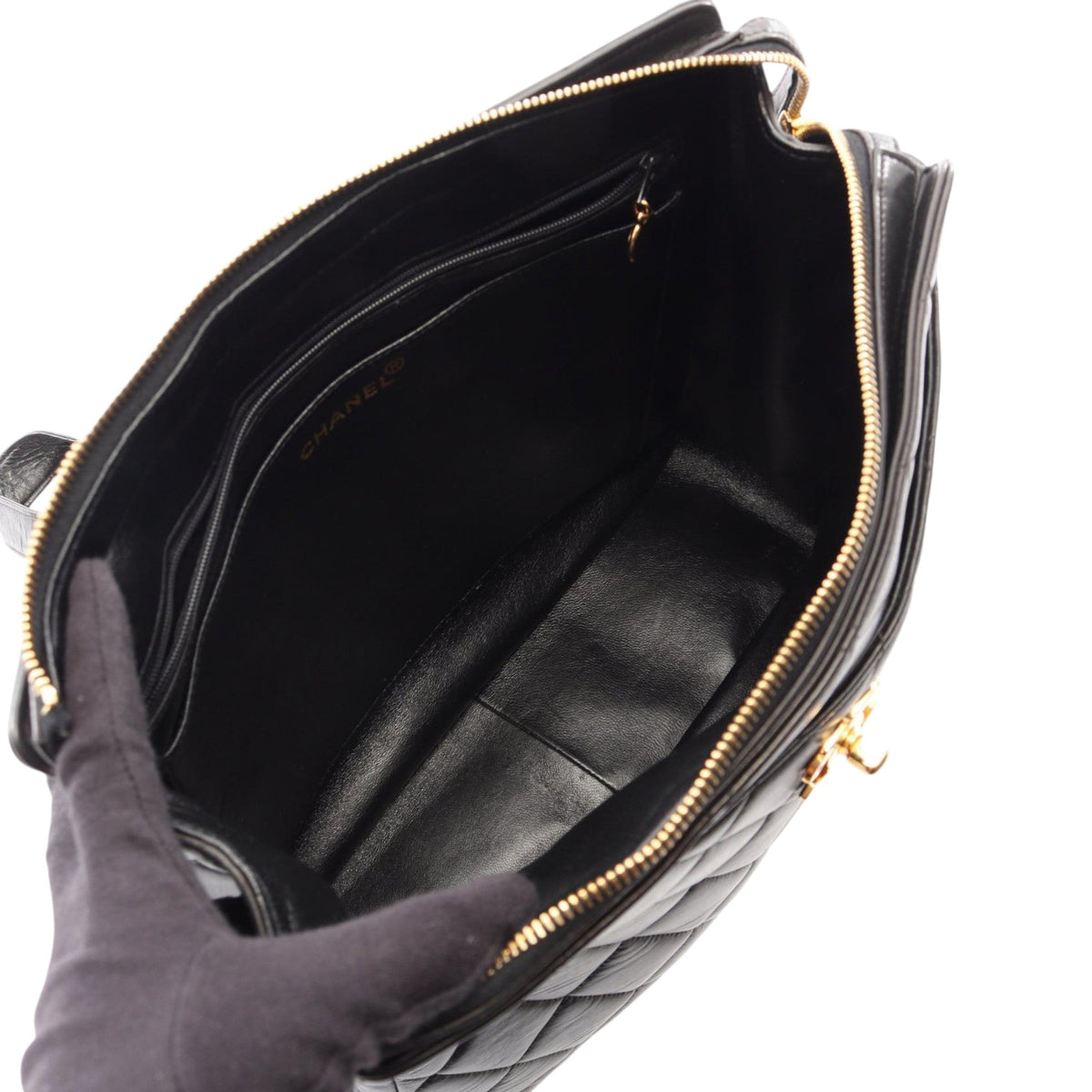 Chanel CC Quilted Lambskin Backpack