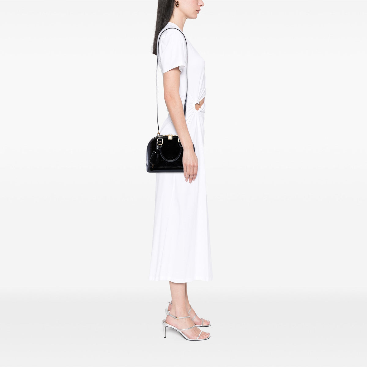 Louis Vuitton Monogram Vernis Alma BB — Black