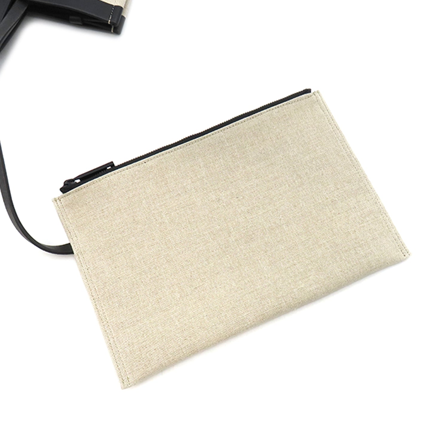 Ferragamo Canvas Embossed Logo Signature Tote
