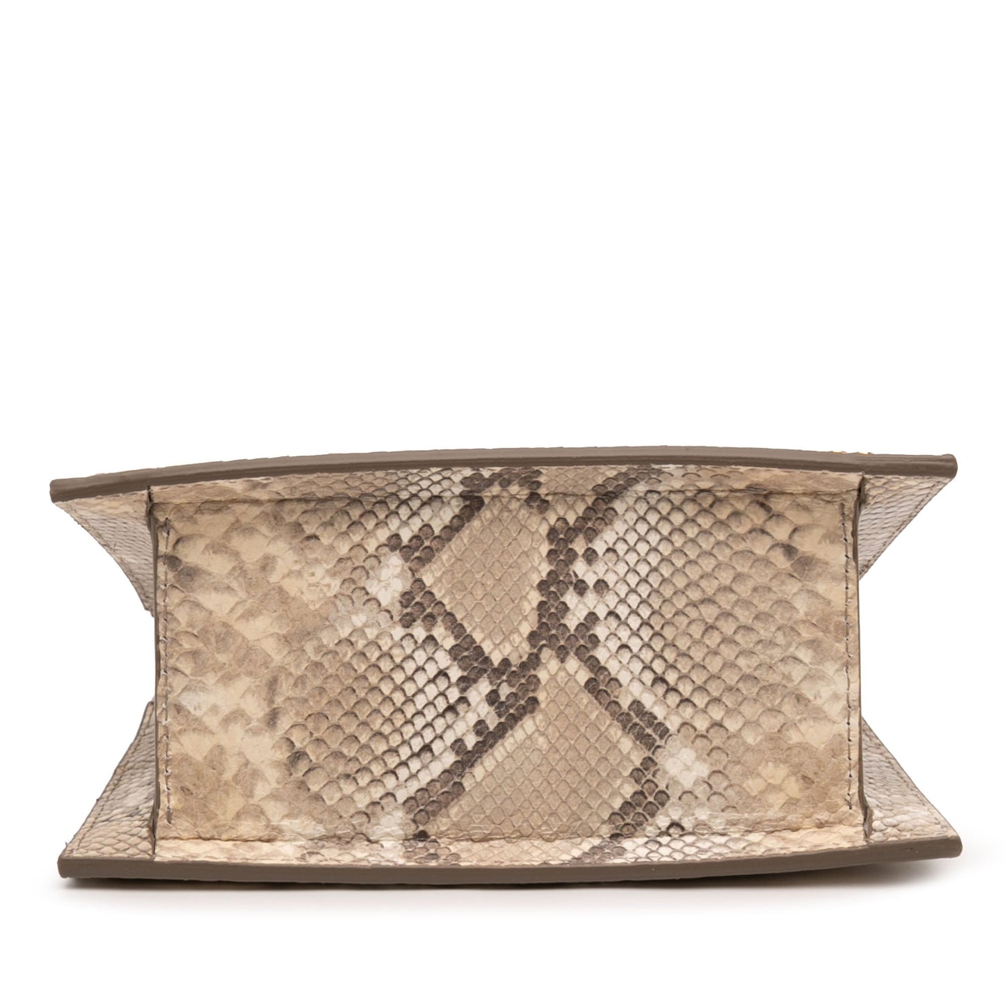 Jacquemus Snake Embossed Leather Le Chiquito Moyen Satchel