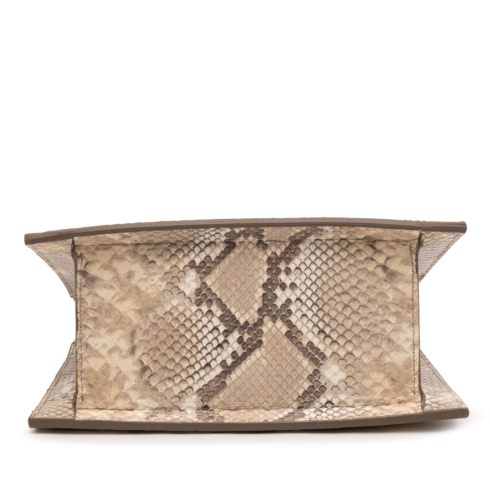 Jacquemus Snake Embossed Leather Le Chiquito Moyen Satchel