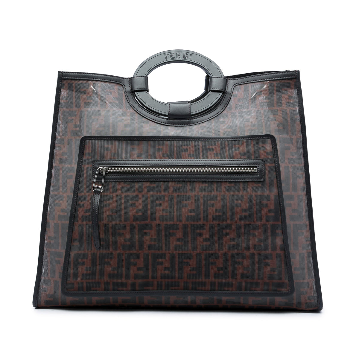 Fendi Large FF 1974 Mesh Runaway Shopper Tote