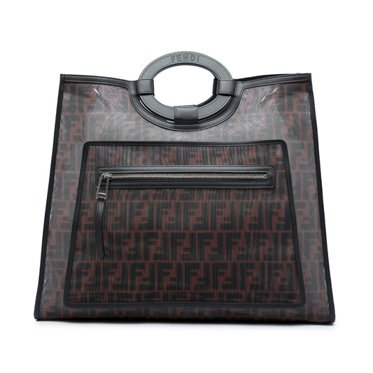 Fendi Large FF 1974 Mesh Runaway Shopper Tote