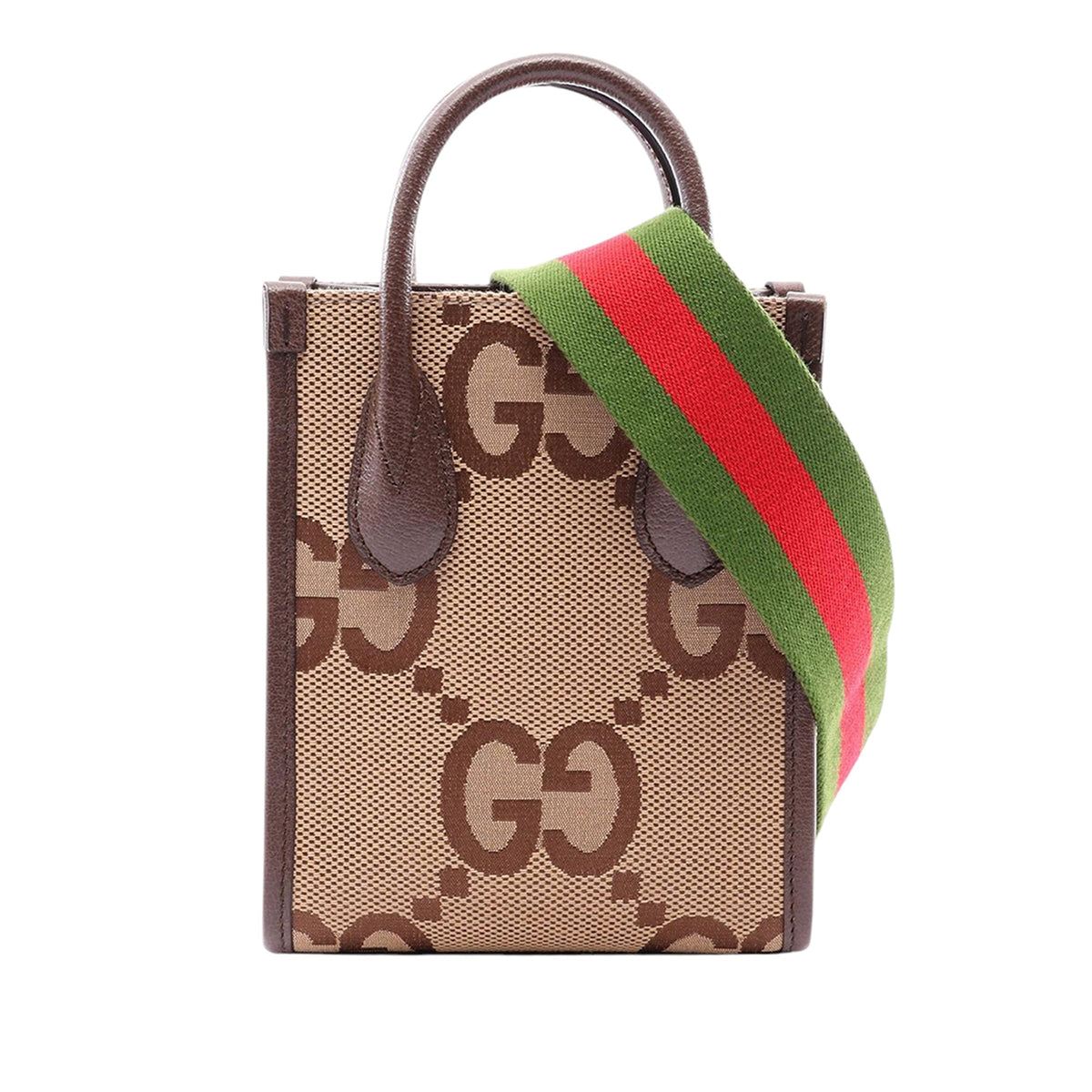 Gucci Mini Jumbo GG Canvas Web Satchel