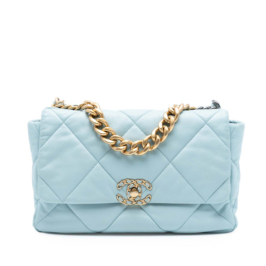 Chanel Large Lambskin 19 Flap