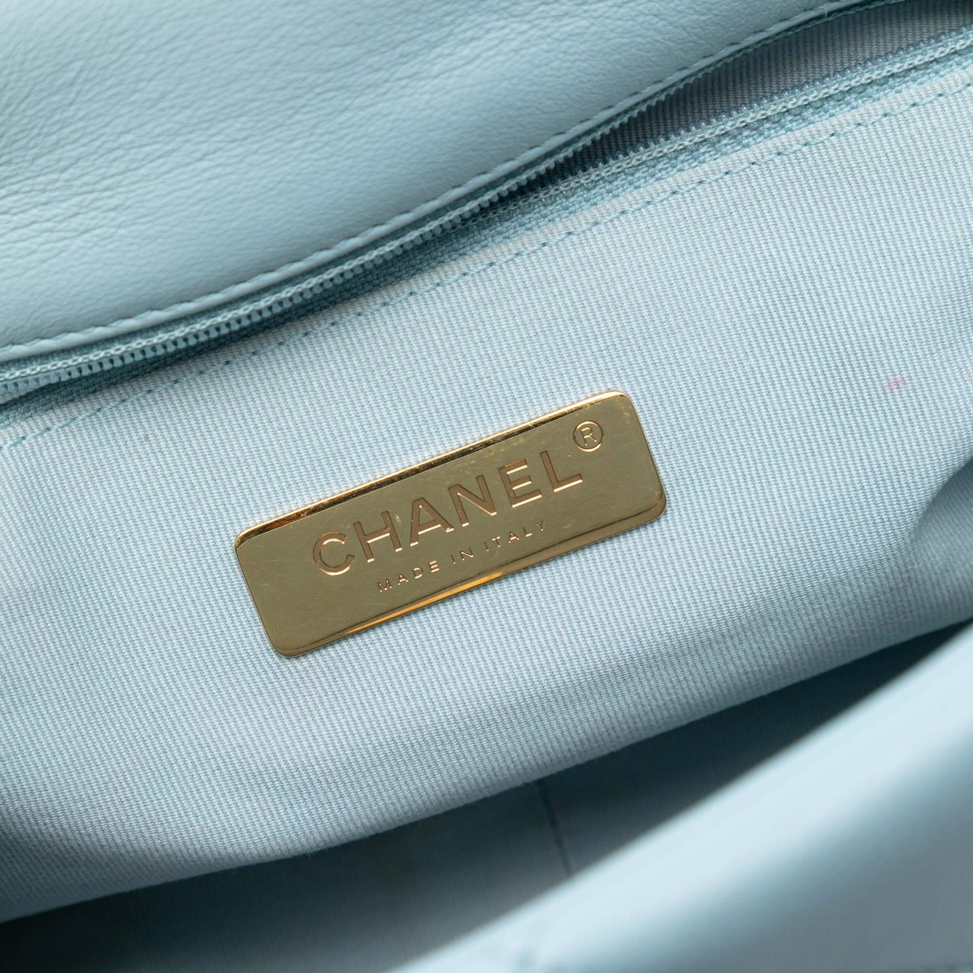 Chanel Large Lambskin 19 Flap