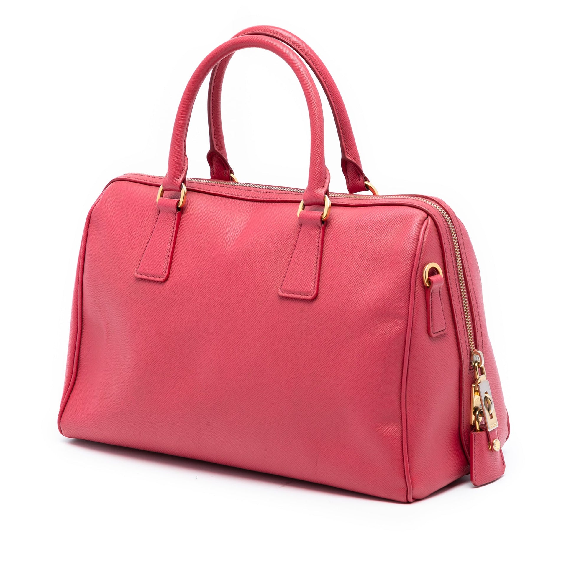 Prada Saffiano Lux Convertible Bowler Bag