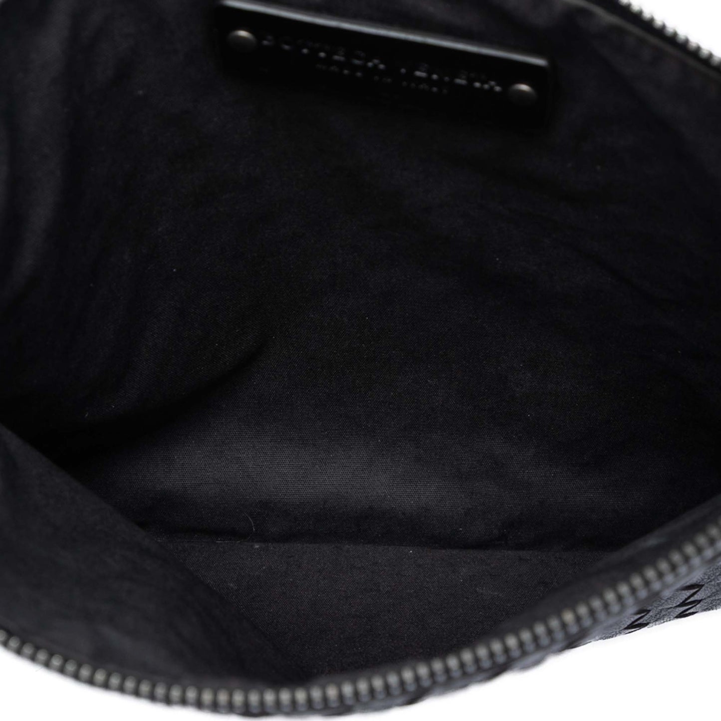 Bottega Veneta Intrecciato Trimmed Leather Clutch